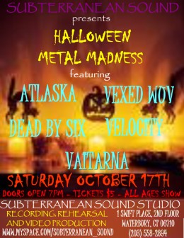 Subterranean Sound Summer Halloween Metal Madness